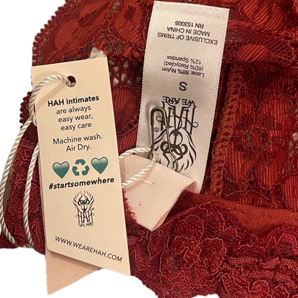 Hot as Hell Hah Chi Bralittle Lace Bralette Brown Sugar - Picture 7 of 7